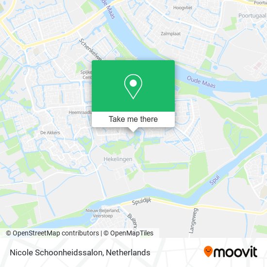 Nicole Schoonheidssalon map