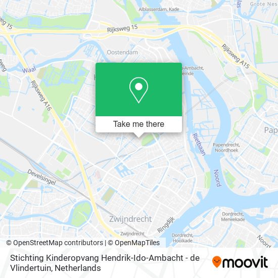 Stichting Kinderopvang Hendrik-Ido-Ambacht - de Vlindertuin Karte