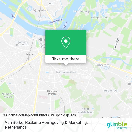 Van Berkel Reclame Vormgeving & Marketing map