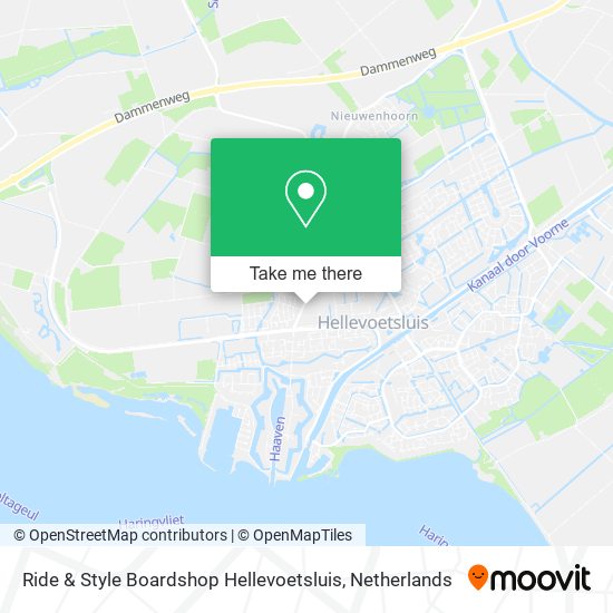 Ride & Style Boardshop Hellevoetsluis map