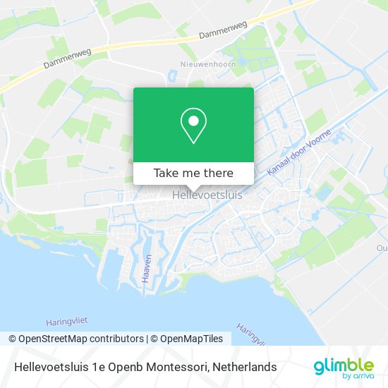 Hellevoetsluis 1e Openb Montessori map