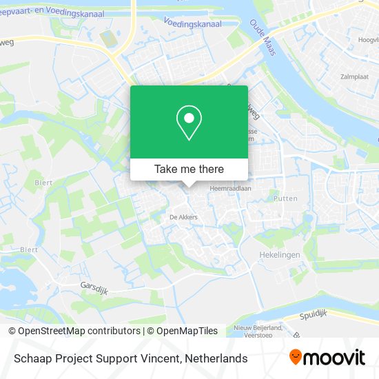 Schaap Project Support Vincent map