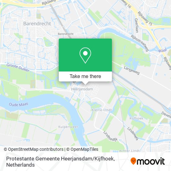 Protestante Gemeente Heerjansdam / Kijfhoek map