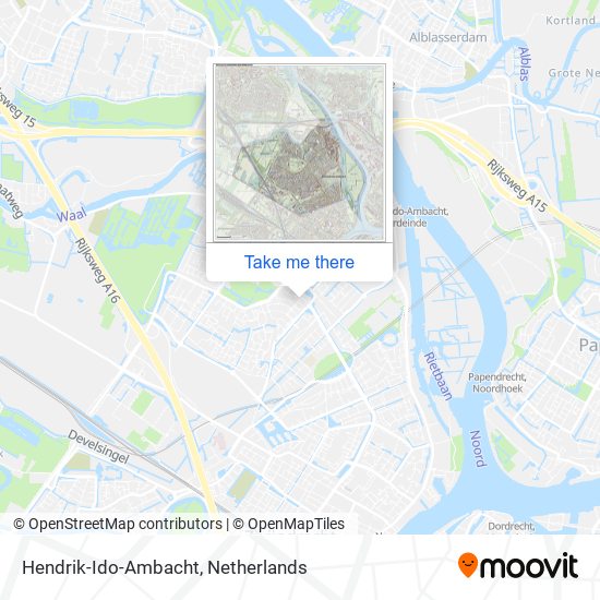 Hendrik-Ido-Ambacht map
