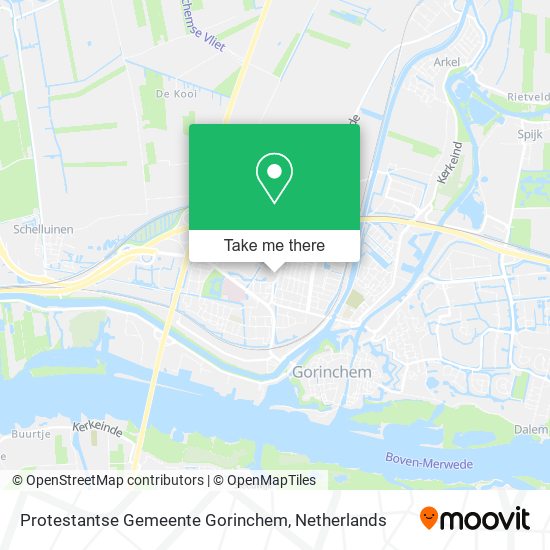 Protestantse Gemeente Gorinchem map