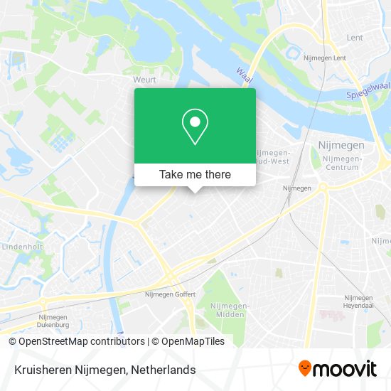 Kruisheren Nijmegen map