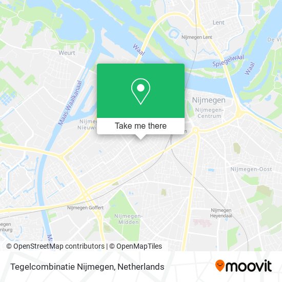 Tegelcombinatie Nijmegen map