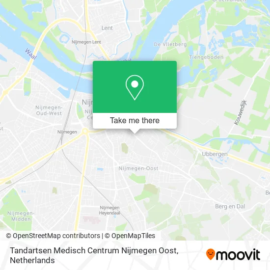 Tandartsen Medisch Centrum Nijmegen Oost map