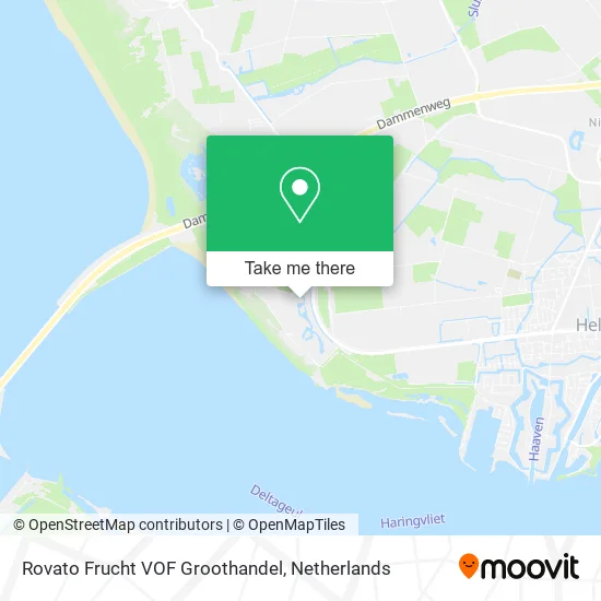 Rovato Frucht VOF Groothandel Karte