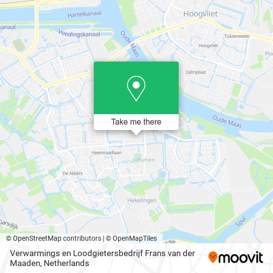 Verwarmings en Loodgietersbedrijf Frans van der Maaden map