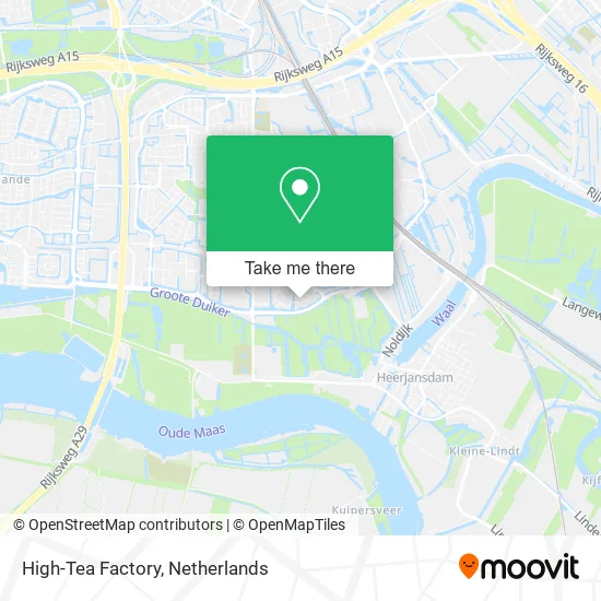 High-Tea Factory map