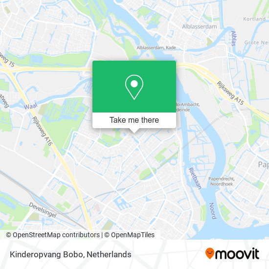 Kinderopvang Bobo map