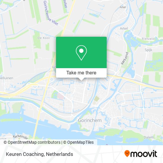 Keuren Coaching map