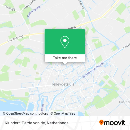 Klundert, Gerda van de map