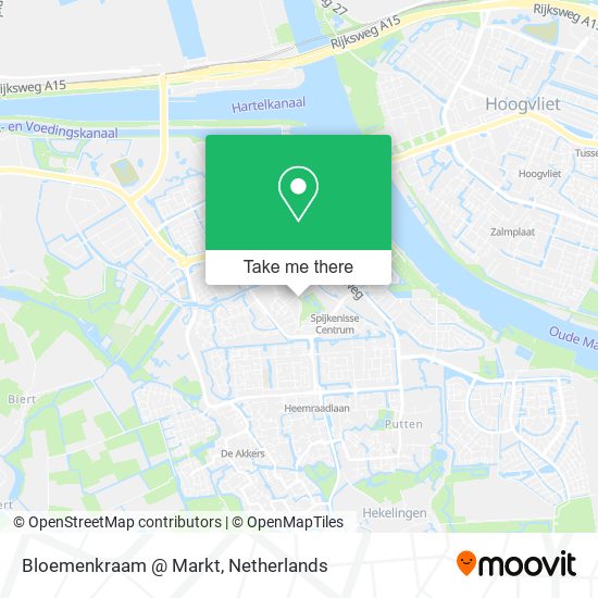 Bloemenkraam @ Markt Karte