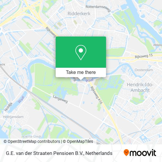 G.E. van der Straaten Pensioen B.V. map