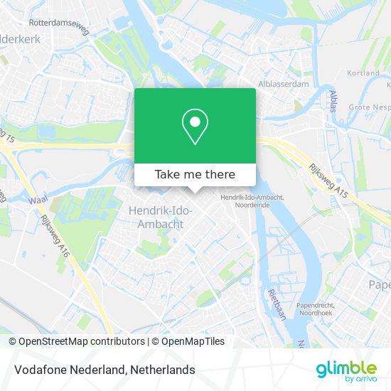 Vodafone Nederland map