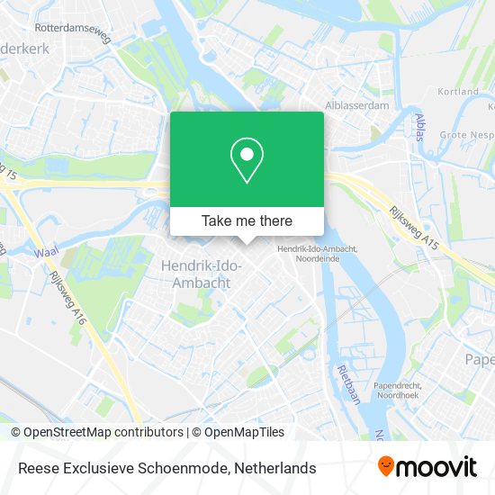 Reese Exclusieve Schoenmode map