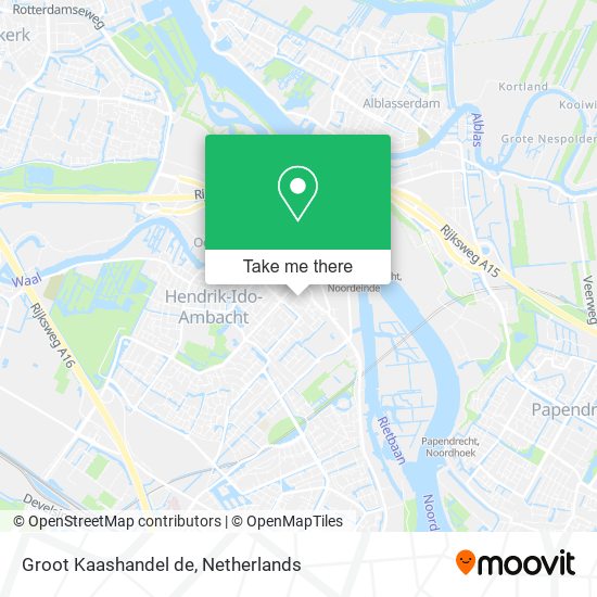 Groot Kaashandel de map