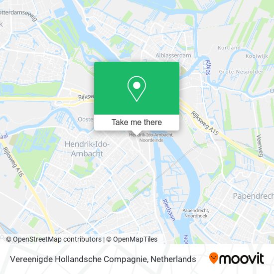 Vereenigde Hollandsche Compagnie map