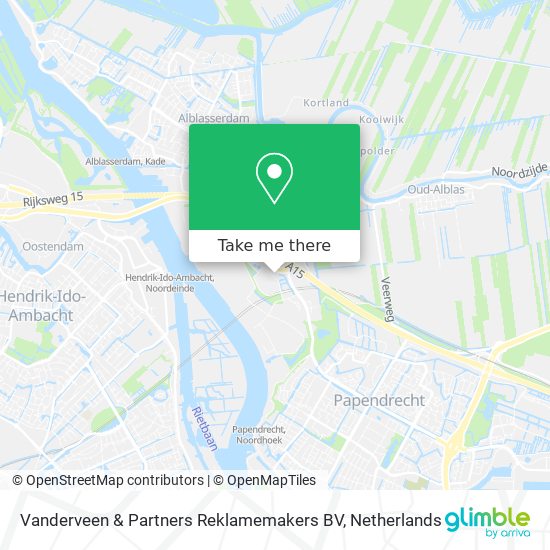 Vanderveen & Partners Reklamemakers BV map