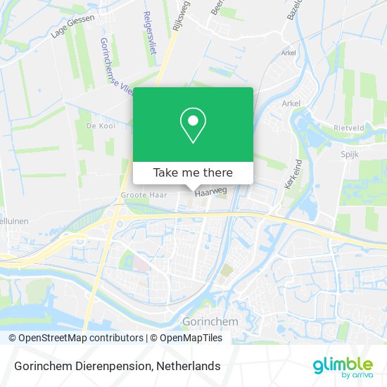 Gorinchem Dierenpension map