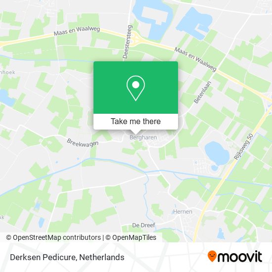 Derksen Pedicure map