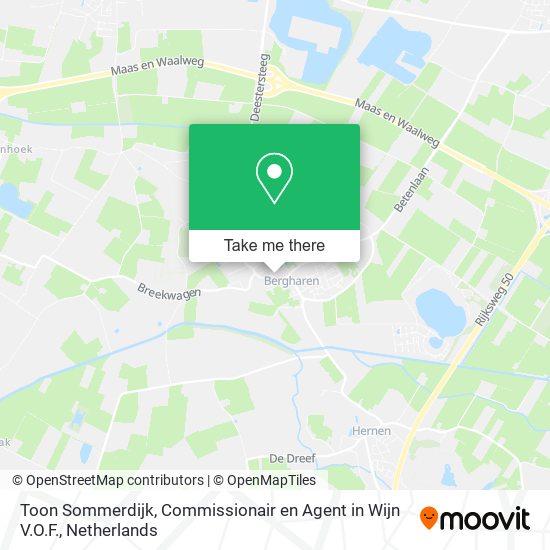 Toon Sommerdijk, Commissionair en Agent in Wijn V.O.F. map