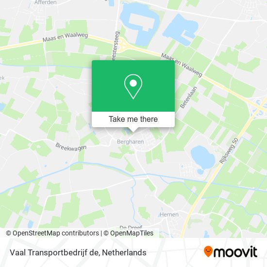 Vaal Transportbedrijf de map