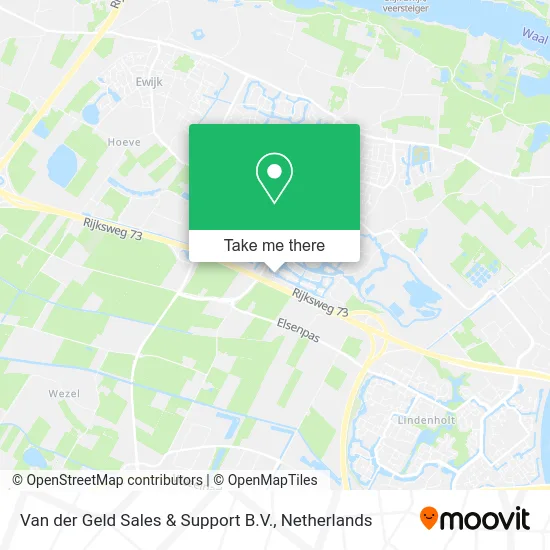 Van der Geld Sales & Support B.V. map