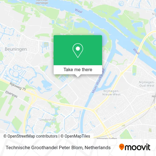Technische Groothandel Peter Blom map