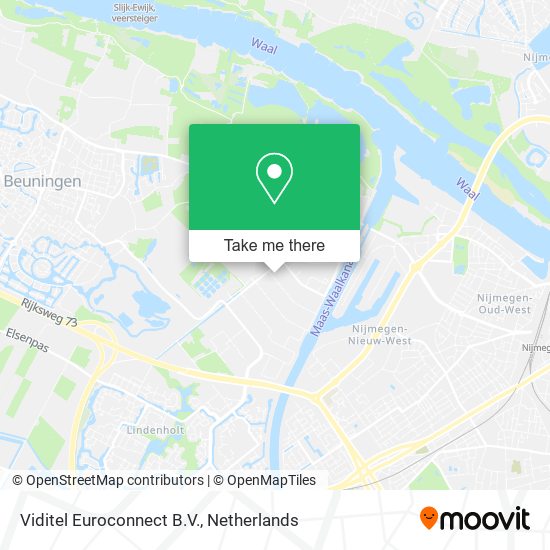 Viditel Euroconnect B.V. map