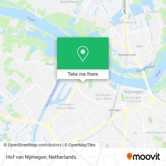 Hof van Nijmegen Karte