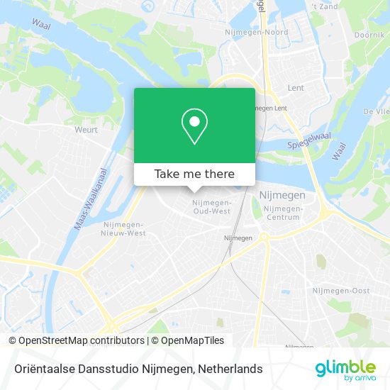 Oriëntaalse Dansstudio Nijmegen map