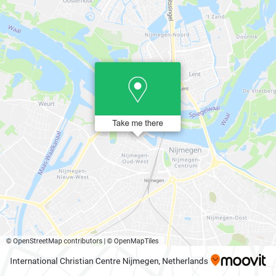 International Christian Centre Nijmegen map