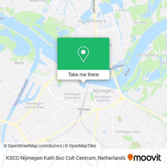 KSCC-Nijmegen Kath Soc Cult Centrum map