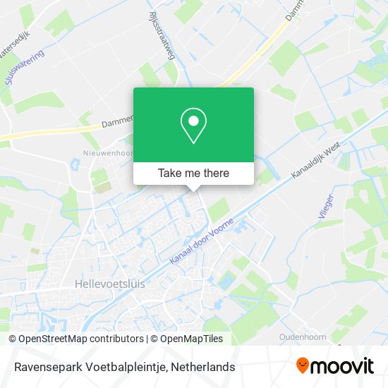 Ravensepark Voetbalpleintje Karte