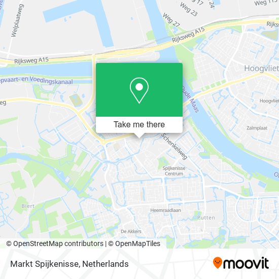 Markt Spijkenisse Karte