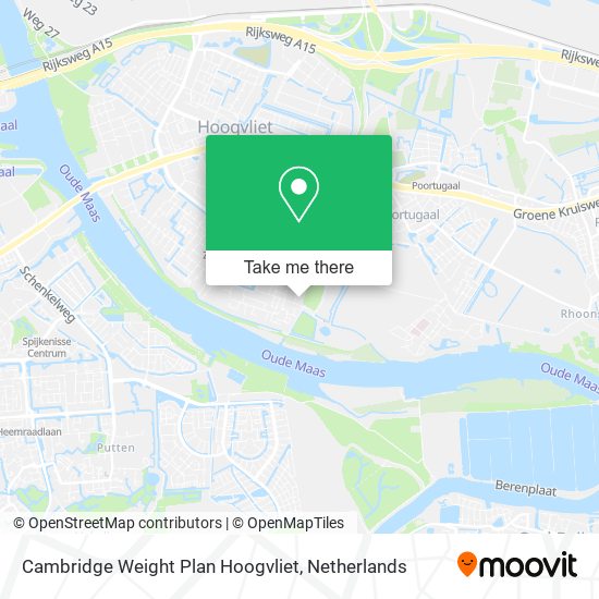 Cambridge Weight Plan Hoogvliet Karte