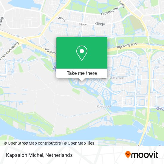 Kapsalon Michel map