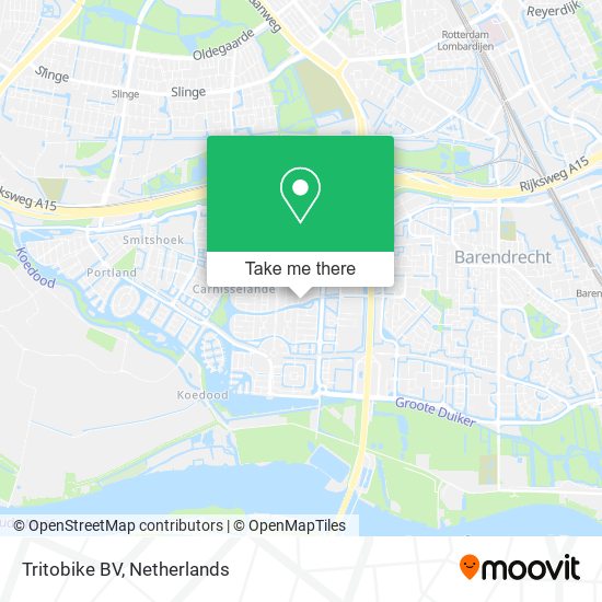 Tritobike BV map