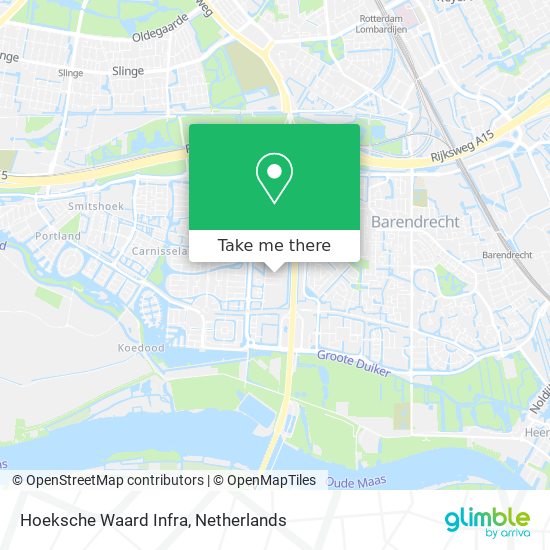 Hoeksche Waard Infra map