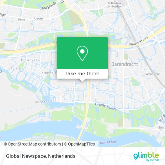 Global Newspace map