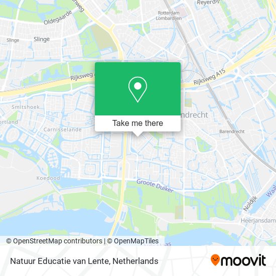 Natuur Educatie van Lente map