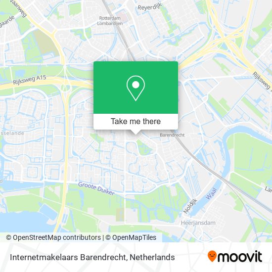 Internetmakelaars Barendrecht map