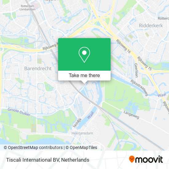 Tiscali International BV map