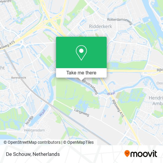 De Schouw map