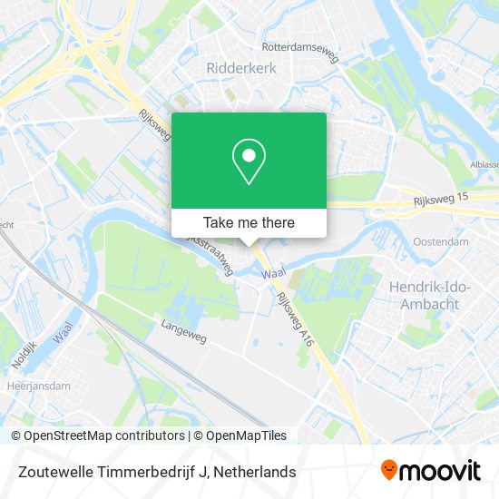 Zoutewelle Timmerbedrijf J map