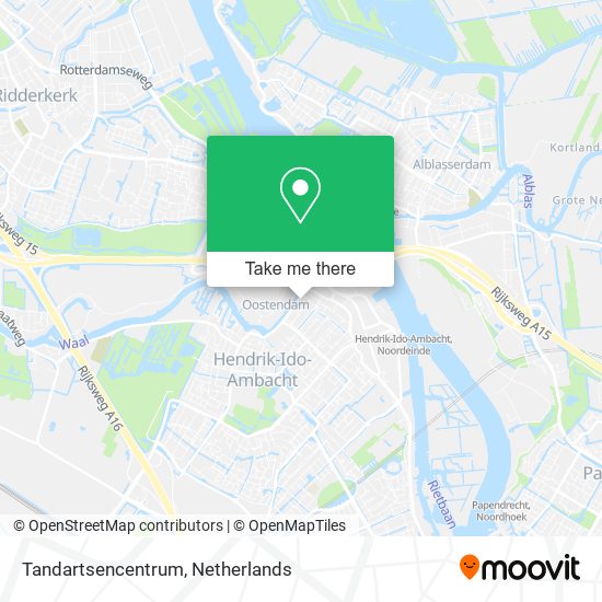 Tandartsencentrum map