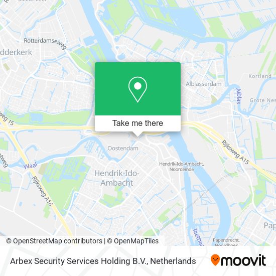 Arbex Security Services Holding B.V. map